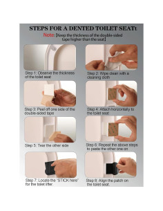 Asidero para Tapa de Inodoro Paobteiy Blanco - Elevador Manual 2