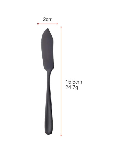 Set de 8 Cuchillos para Untar Buyer Star Acero Inoxidable 15.5 cm