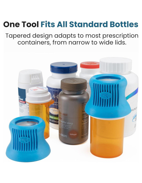 Abridor de Botellas de Medicamentos Jokari con Lupa 4x