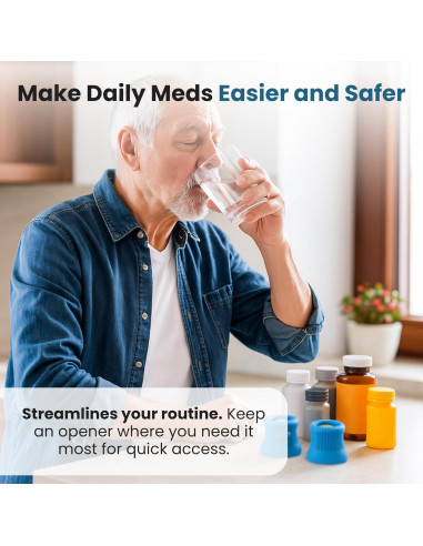 Abridor de Botellas de Medicamentos Jokari con Lupa 4x