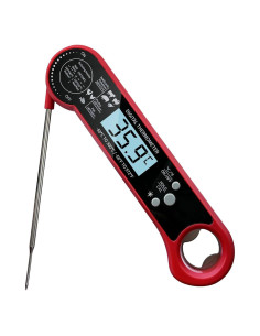 Termómetro Digital de Carne GOZOPO - Instantáneo, Impermeable, Rápido