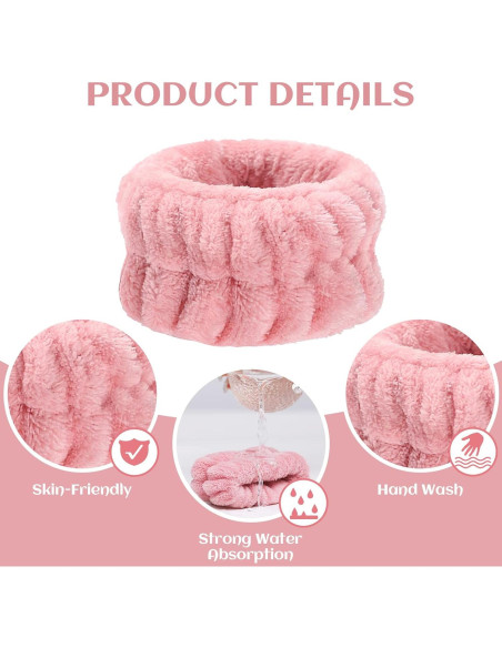 Muñequera Absorbente de Microfibra OROGHT - 4 Piezas