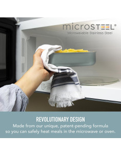 Fiambrera Bentgo MicroSteel a Prueba de Fugas 1200 mL Aqua 2