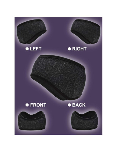 Diadema Calentadora de Oídos Blulu 3 Piezas Unisex