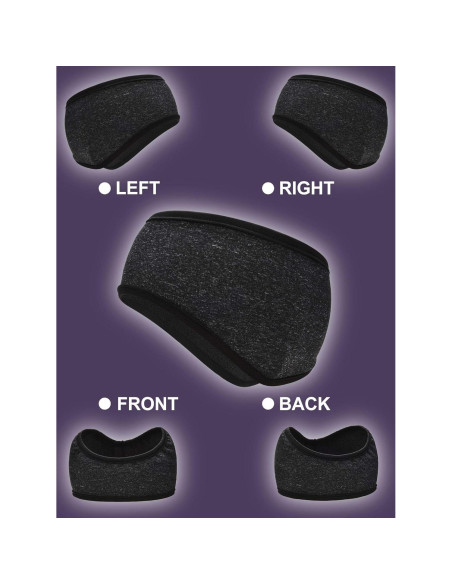 Diadema Calentadora de Oídos Blulu 3 Piezas Unisex