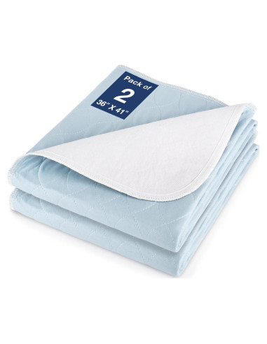 2 Almohadillas Reutilizables Impermeables SOLOSHINE 91x104cm