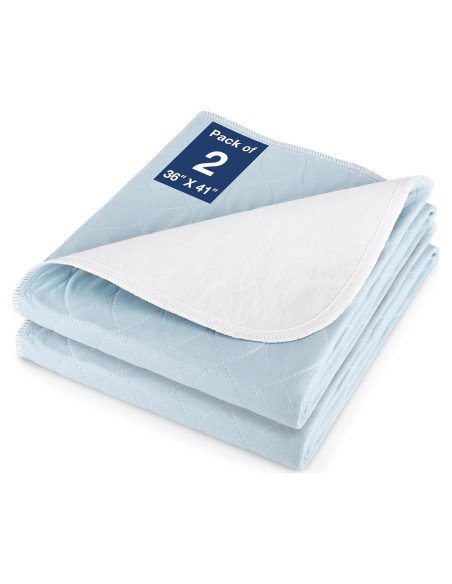 2 Almohadillas Reutilizables Impermeables SOLOSHINE 91x104cm