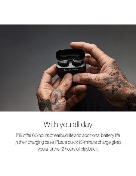 Auriculares Inalámbricos Bowers & Wilkins Pi8 - Negro Antracita