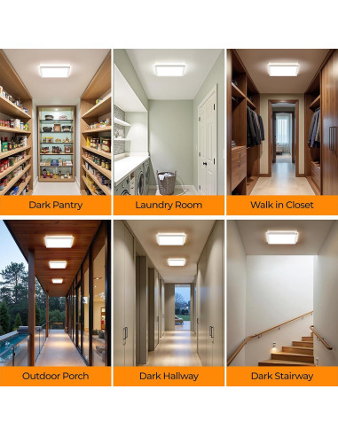 Luz de Techo LED Dimmable BLNAN 18W 1800LM con Sensor Radar