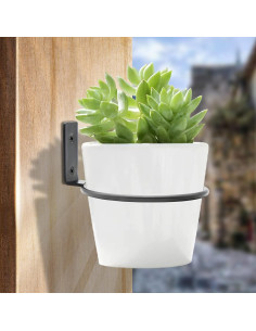 Paquete de 2 anillos colgantes Jiozermi 10.16 cm negro mate 18 kg 2