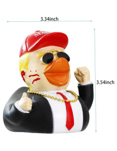 Pato Donald Decoración de Coche Lanxitown 8.5x9 cm Rojo 2