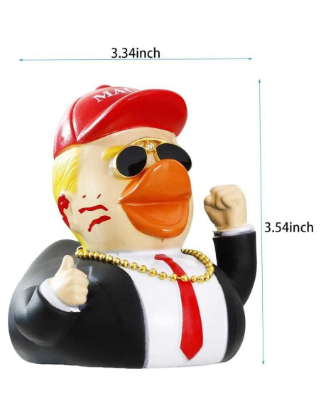 Pato Donald Decoración de Coche Lanxitown 8.5x9 cm Rojo