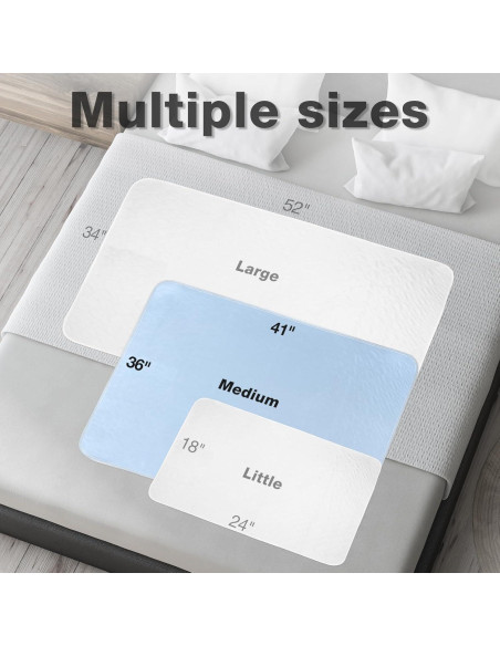 2 Almohadillas Reutilizables Impermeables SOLOSHINE 91x104cm