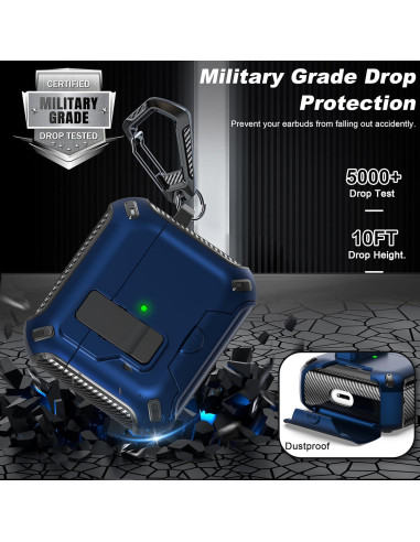 Funda Protectora R-fun para AirPods 3ra Generación - Negro y Azul