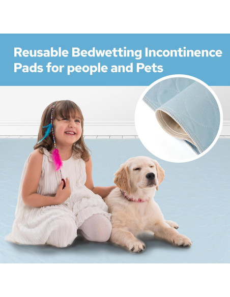 2 Almohadillas Reutilizables Impermeables SOLOSHINE 91x104cm