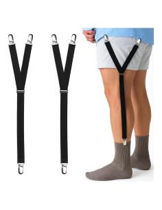 Sujetadores de Camisa Comfy Clothiers Y-Style para Hombres - Ajustables y Duraderos