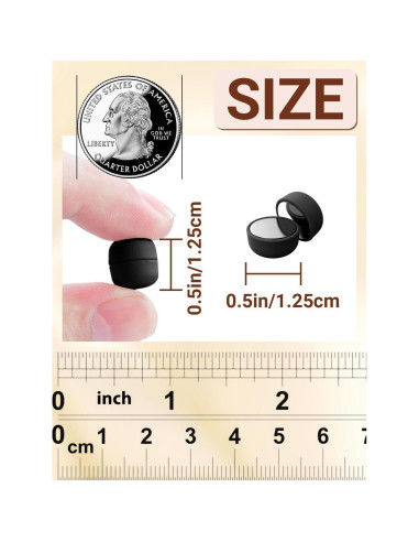 12 Imán para Hijab MKCYD Sin Pinchos, Fuerte y Seguro