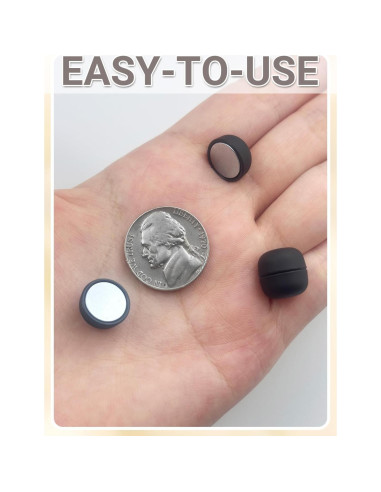 12 Imán para Hijab MKCYD Sin Pinchos, Fuerte y Seguro