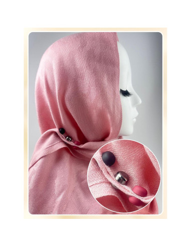 12 Imán para Hijab MKCYD Sin Pinchos, Fuerte y Seguro