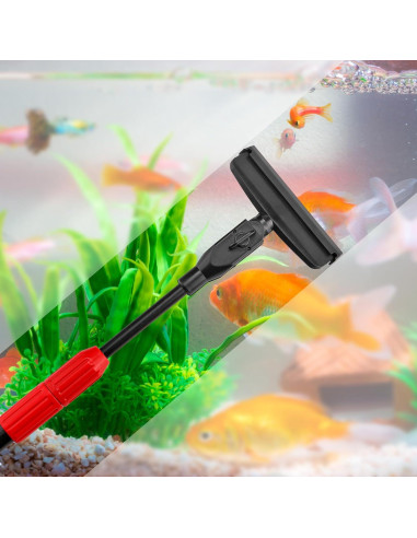 Kit de limpieza de acuario 7 piezas Lpraer con mango telescópico