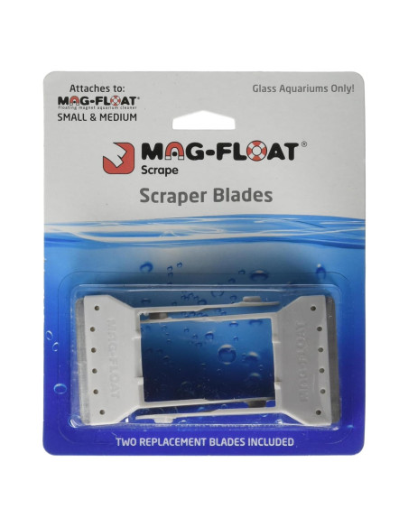 Cuchillas de raspado Mag-Float Scrape para acuarios - 2 unidades