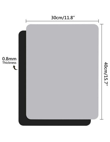 Alfombrilla de Silicona Gartful 2 Piezas 40x30cm Multiusos