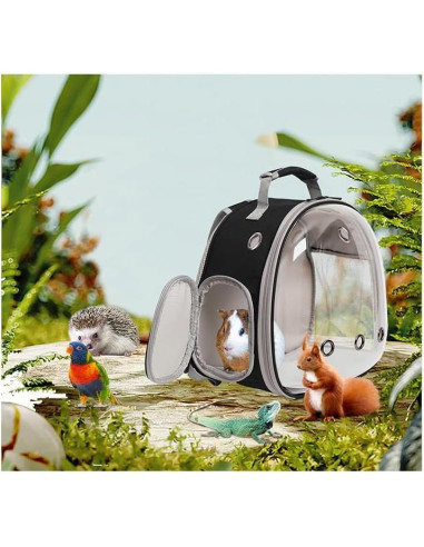 Mochila Transportadora para Cobayas WEVONIGU con Ventana Burbuja