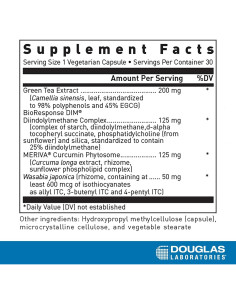 Suplemento DIM Mejorado Douglas Laboratories - 30 Cápsulas Vegetarianas 2