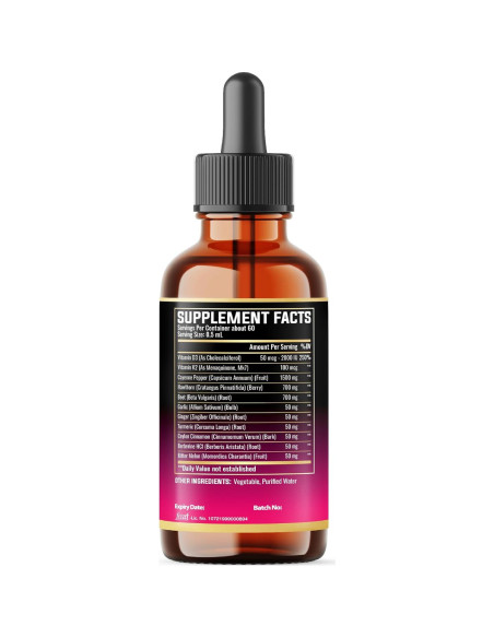 Gotas Líquidas de Pimienta de Cayena Milivol 30ml - Soporte Cardiaco e Inmunológico