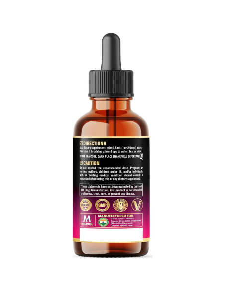 Gotas Líquidas de Pimienta de Cayena Milivol 30ml - Soporte Cardiaco e Inmunológico