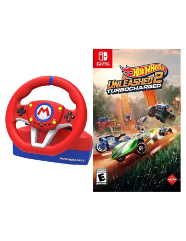 Volante Pro Mini Hori para Nintendo Switch - Mario Kart