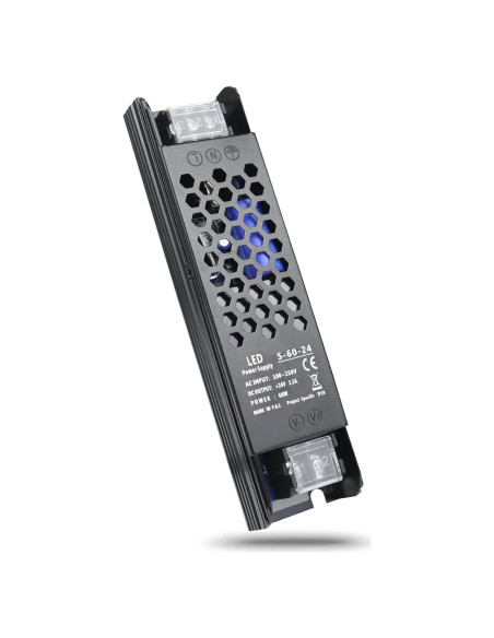 Fuente de Poder LED 24V 2.5A 60W LEDMaker Adaptador AC-DC