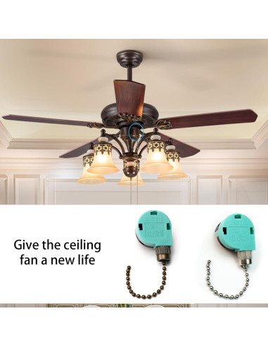 Interruptor de cadena YukiHalu ZE-268S6 3 velocidades 4 cables