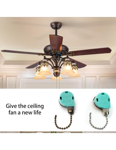 Interruptor de cadena YukiHalu ZE-268S6 3 velocidades 4 cables