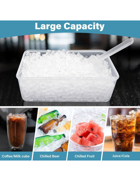 Bandeja de Hielo Mini FDDBI con Contenedor - 117 Cubitos