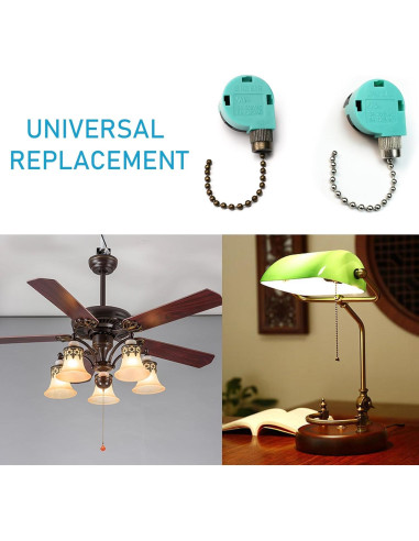 Interruptor de cadena YukiHalu ZE-268S6 3 velocidades 4 cables