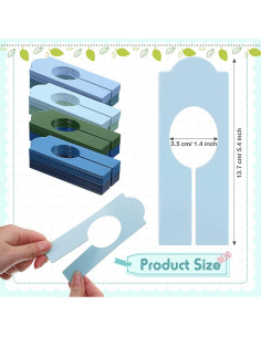 Divisores de Closet Sintuff 64 Pcs Color Brillante Rectangulares 2