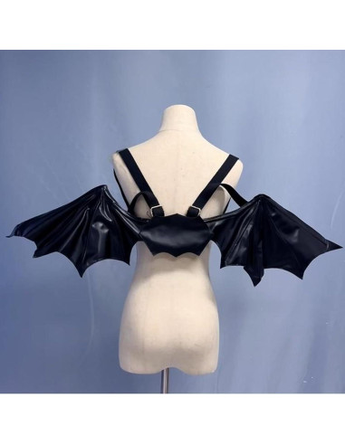 Ala de Diablo de Imitación Cuero ATEKATAC 99.8 cm Negra