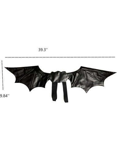 Ala de Diablo de Imitación Cuero ATEKATAC 99.8 cm Negra