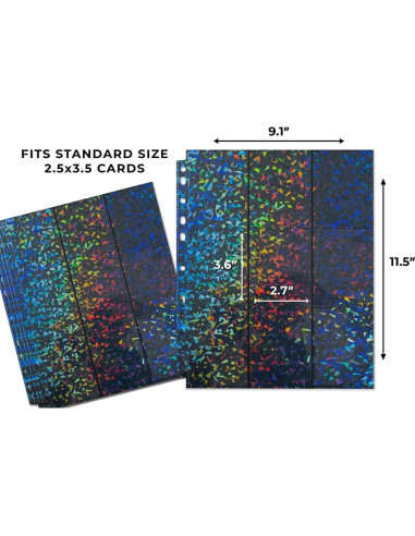 540 Fundas Holográficas 9 Pocket Protección Preferida