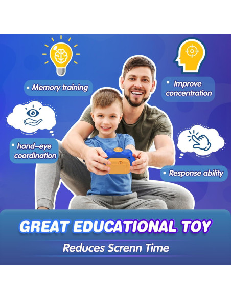 Juego de Burbuja Rápido Vakzovy Azul para Niños 3-12 Años