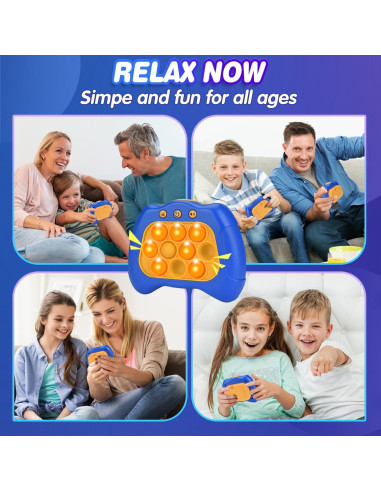 Juego de Burbuja Rápido Vakzovy Azul para Niños 3-12 Años