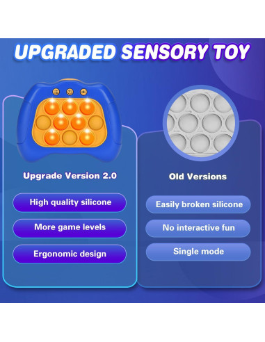 Juego de Burbuja Rápido Vakzovy Azul para Niños 3-12 Años