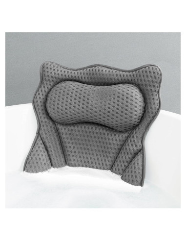 Almohada de Baño MTDLYICE Gris 42x44cm con Ventosas