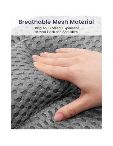 Almohada de Baño MTDLYICE Gris 42x44cm con Ventosas