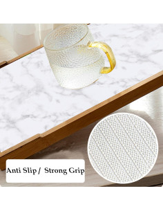 Forro de Cajón Antideslizante GMEPOCH 28x610 cm Mármol 2