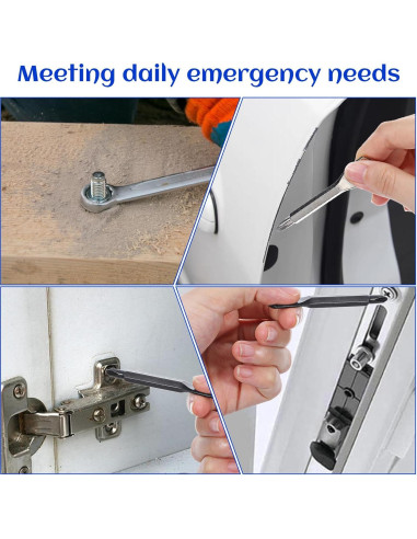 Set de 4 Destornilladores de Llave Tyqour - Acero Inoxidable