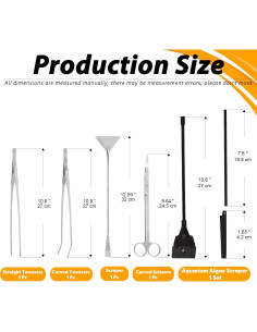 Kit de Herramientas para Acuascaping Rustark 13 Piezas Acero Inoxidable 2