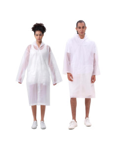 Ponchos de Lluvia HLKZONE para Adultos - Paquete de 2, Impermeables