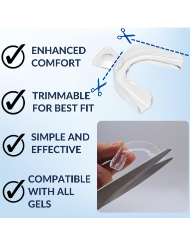 Bandejas Moldables para Blanqueamiento Dental Cool Teeth 6 Piezas